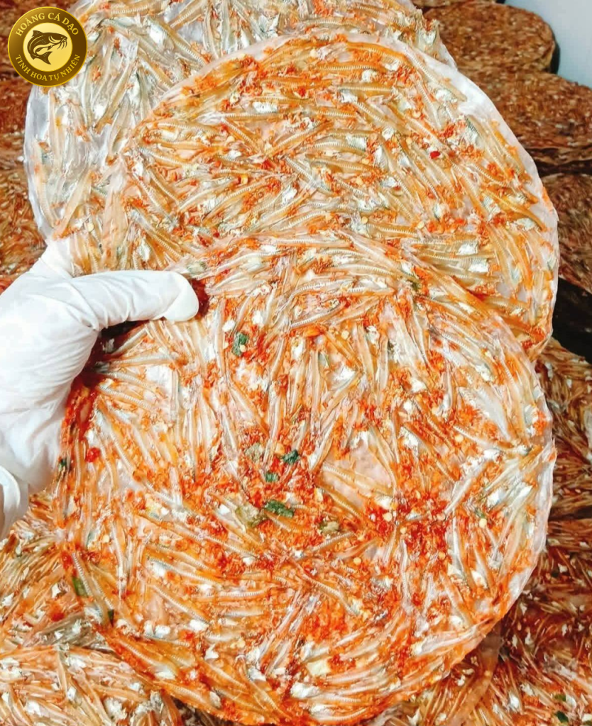 bánh tráng cá cơm đặc sản miền tây hoàng cá dạo